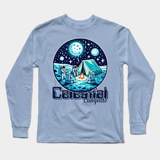 Astronaut Camping outdoors Long Sleeve T-Shirt